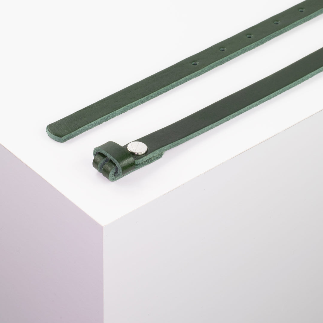 Ledergürtel 1,5cm ohne Schnalle