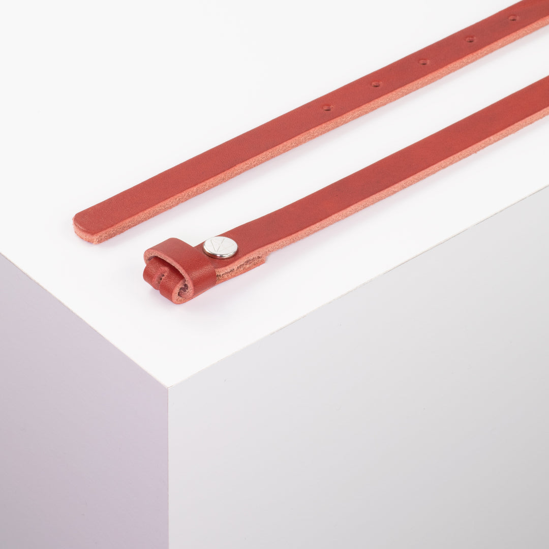 Ledergürtel 1,5cm ohne Schnalle