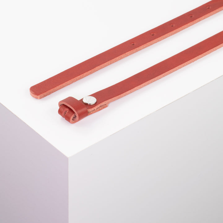 Ledergürtel 1,5cm ohne Schnalle
