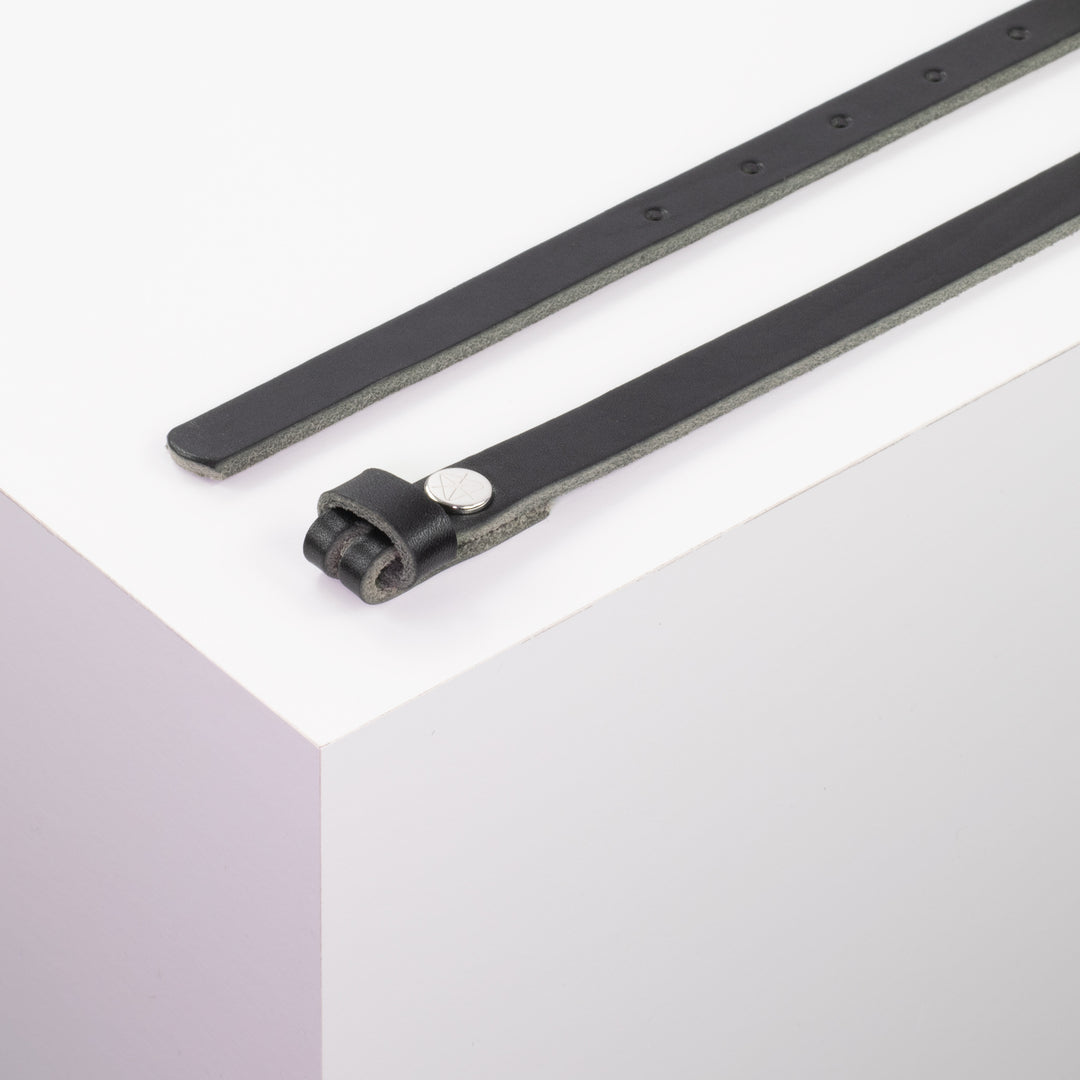 Ledergürtel 1,5cm ohne Schnalle