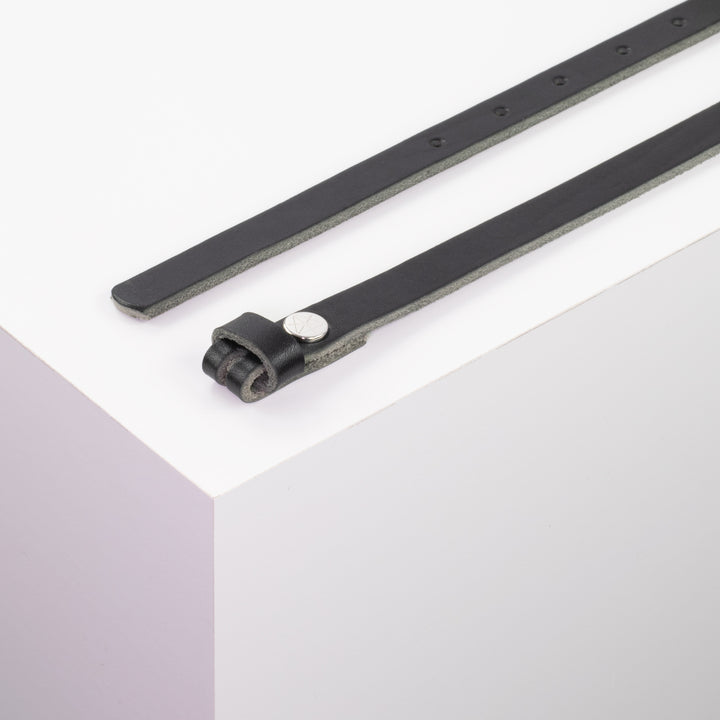 Ledergürtel 1,5cm ohne Schnalle