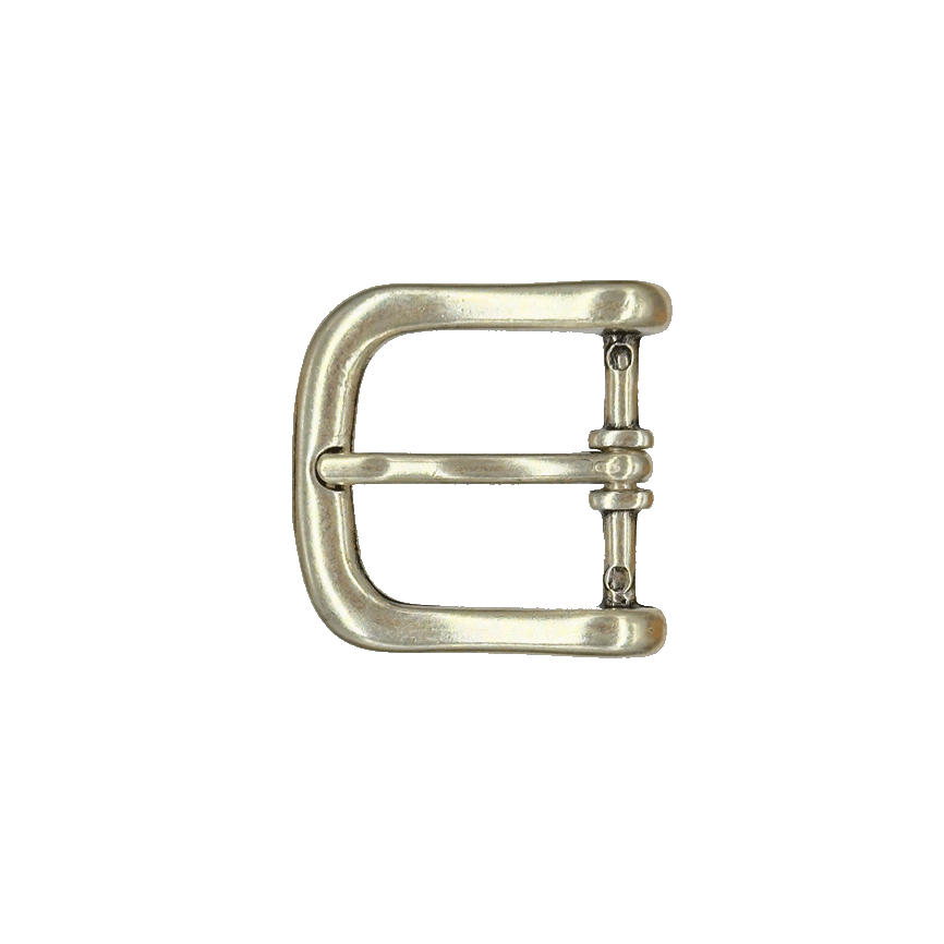 Gürtelschnalle 2,5cm Chicago silber