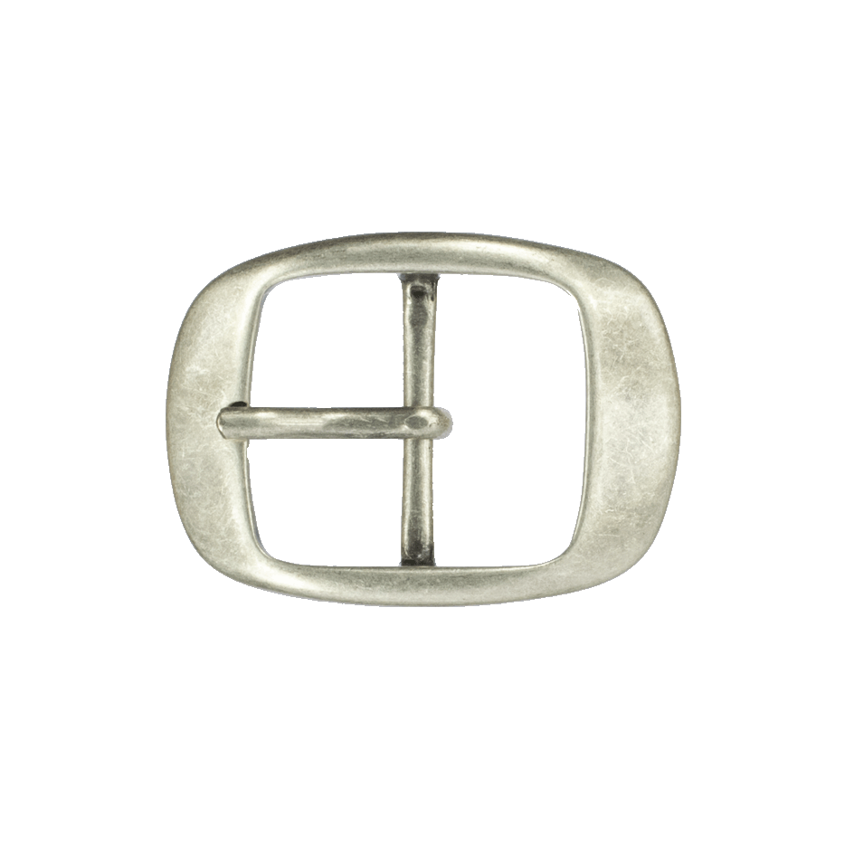 Gürtelschnalle 3cm Budapest silber matt