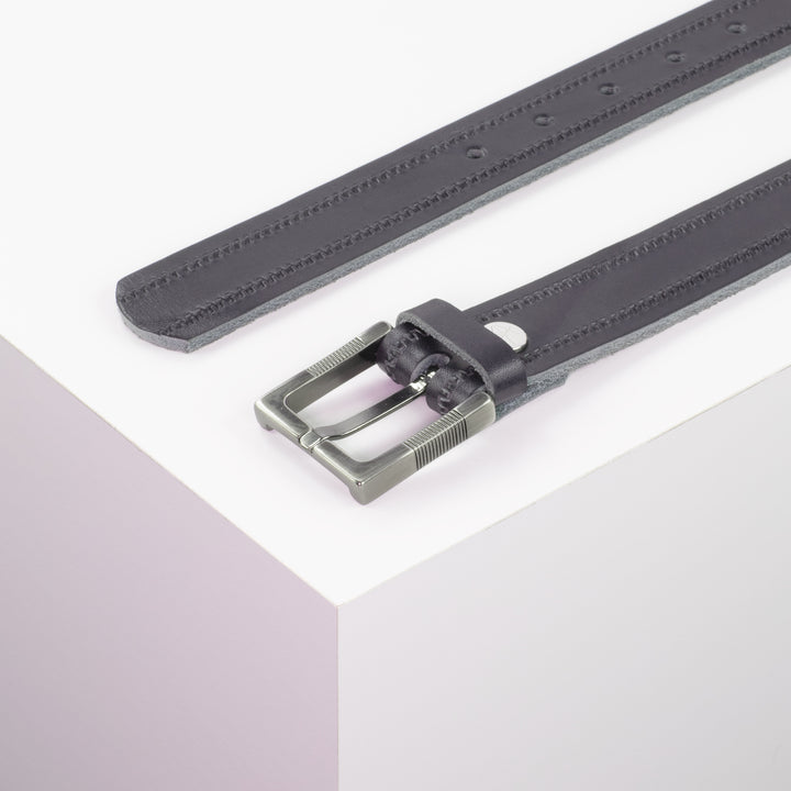 Ledergürtel 3cm mit Schnalle Denver navi Reißverschluss