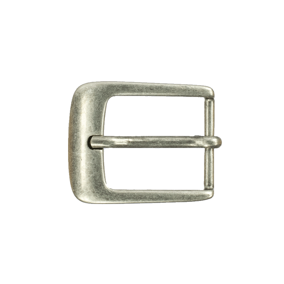 Gürtelschnalle 3cm Brüssel silber matt