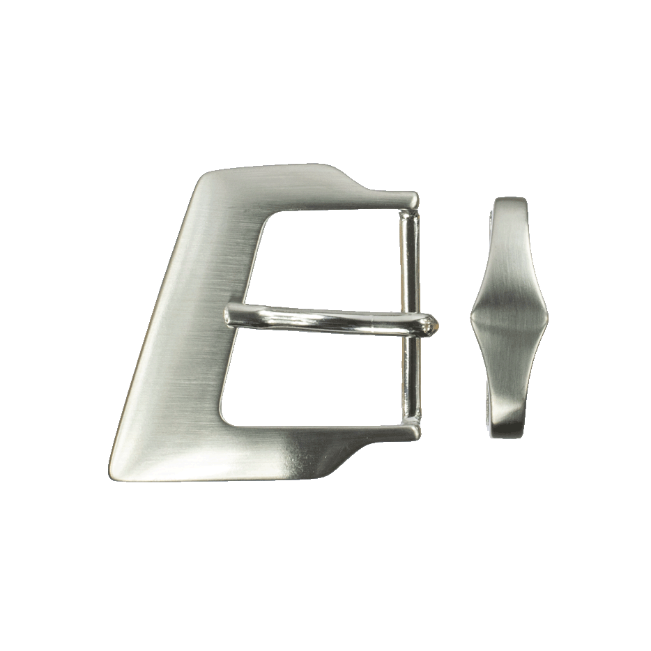 Gürtelschnalle 3cm Niles silber glänzend