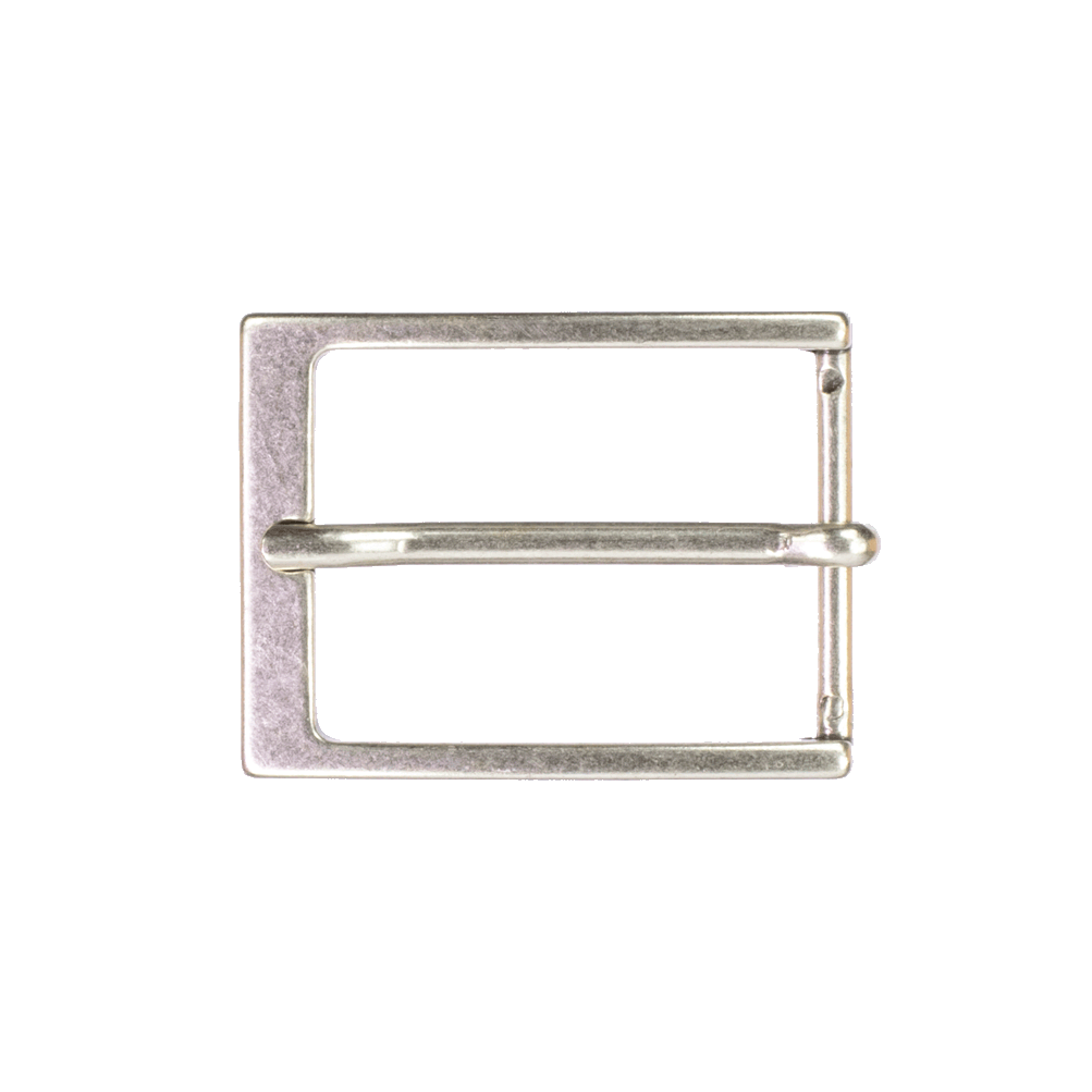 Gürtelschnalle 3,5cm Verona silber