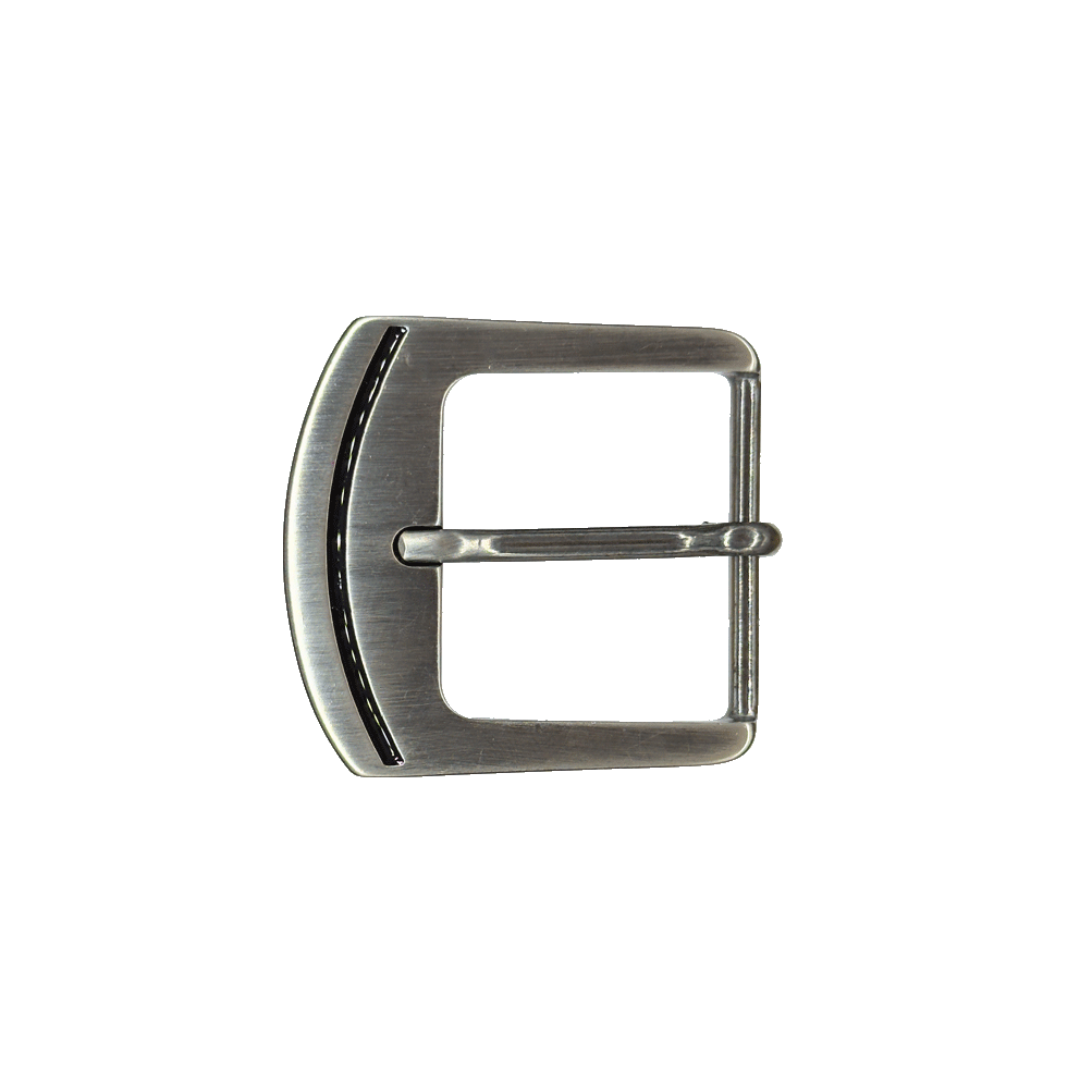 Gürtelschnalle 3,5cm Nowosibirsk silber