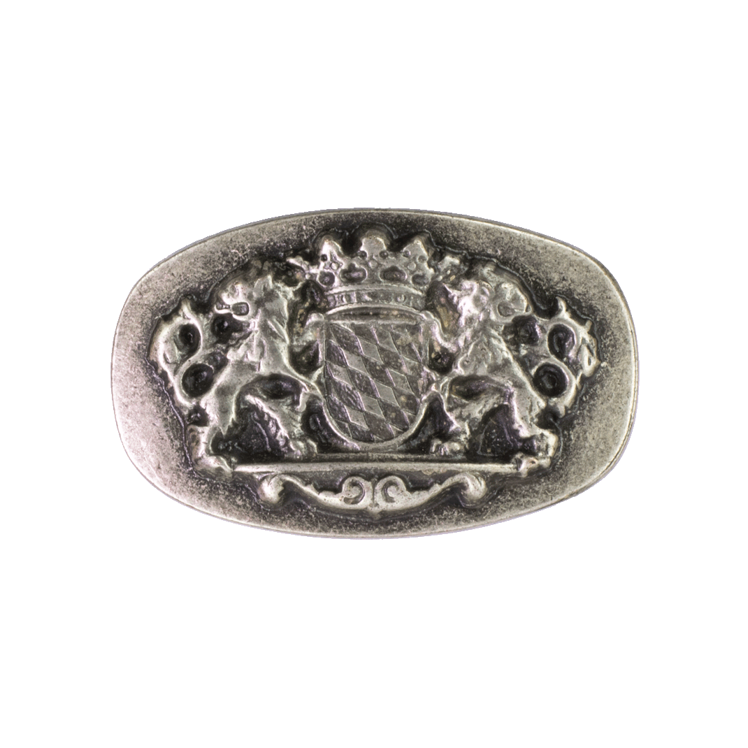 Gürtelschnalle 4cm Bayern silber