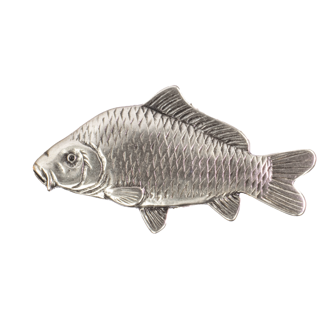 Gürtelschnalle 4cm Fisch silber