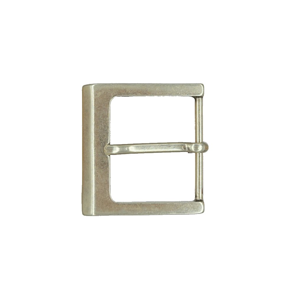 Gürtelschnalle 4cm Graz silber matt