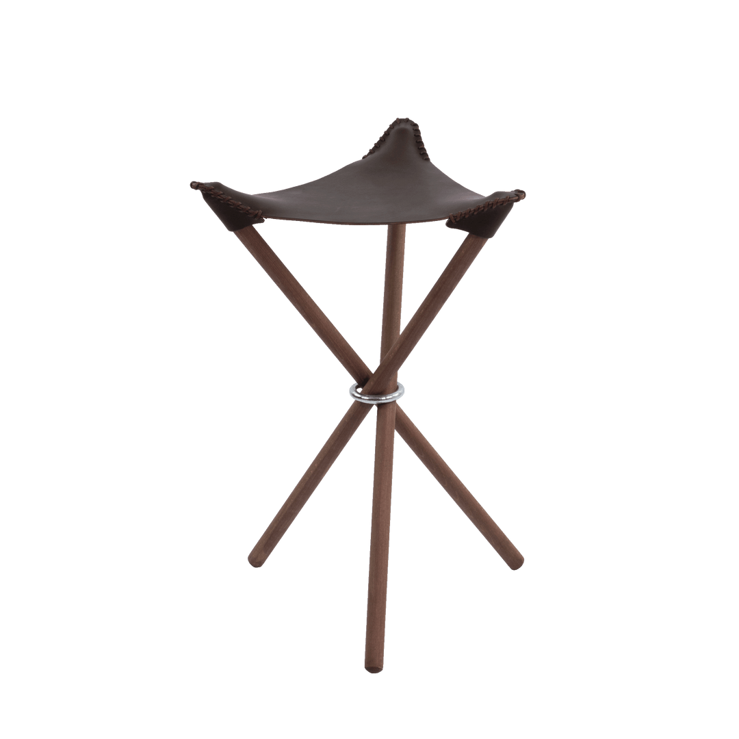 Lederhocker Größe L dunkelbraun