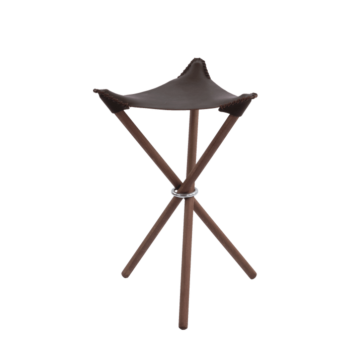 Lederhocker Größe L dunkelbraun
