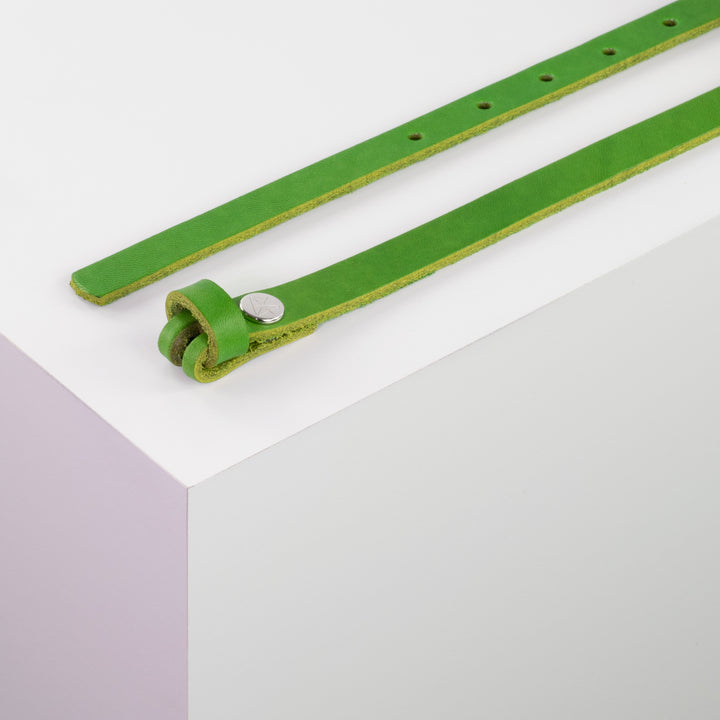 Ledergürtel 1,5cm ohne Schnalle