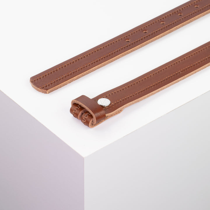 Ledergürtel 2,5cm ohne Schnalle