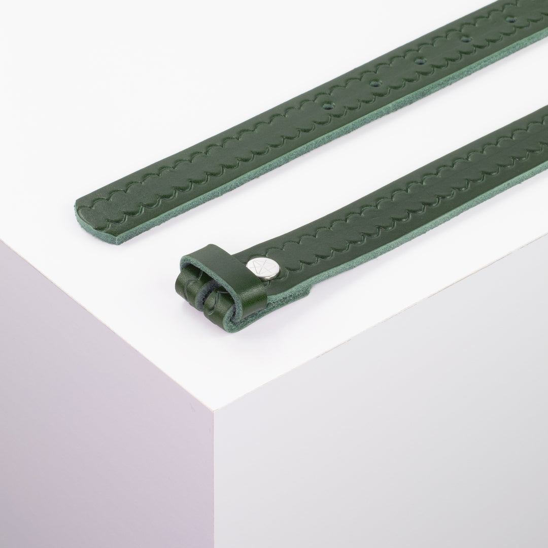 Ledergürtel 2,5cm ohne Schnalle