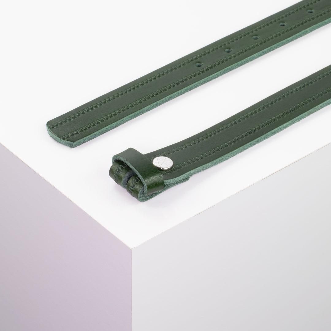 Ledergürtel 2,5cm ohne Schnalle