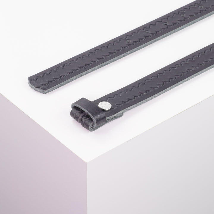 Ledergürtel 2,5cm ohne Schnalle