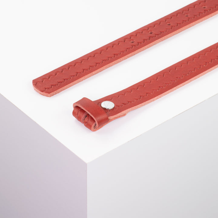 Ledergürtel 2,5cm ohne Schnalle