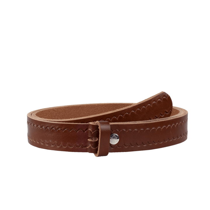 Ledergürtel 3cm ohne Schnalle