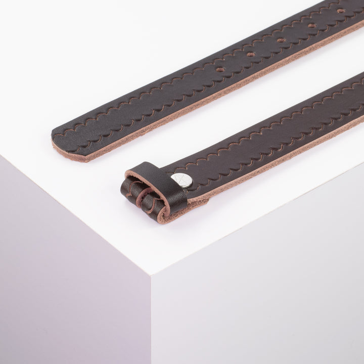 Ledergürtel 3cm ohne Schnalle