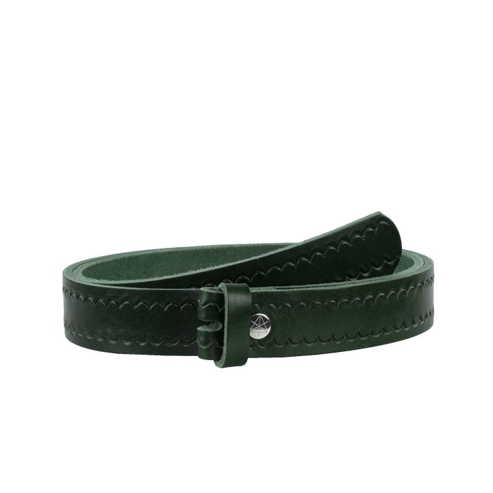 Ledergürtel 3cm ohne Schnalle