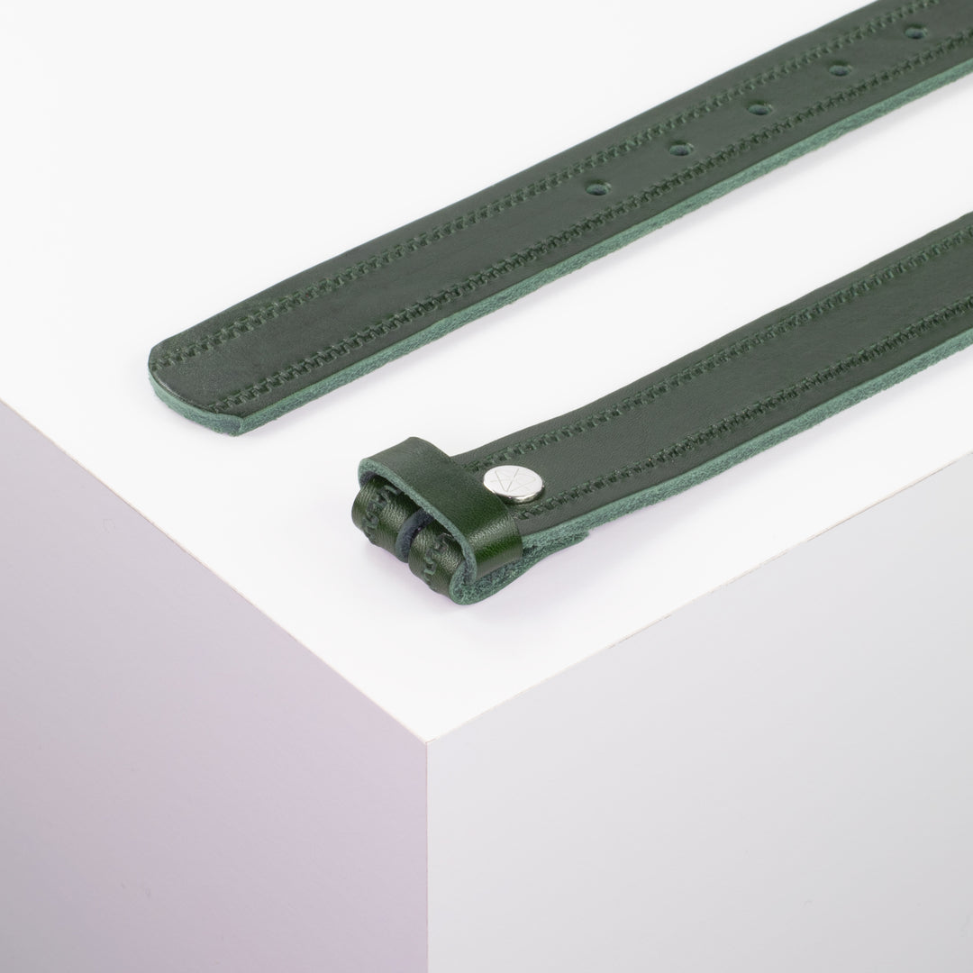 Ledergürtel 3cm ohne Schnalle