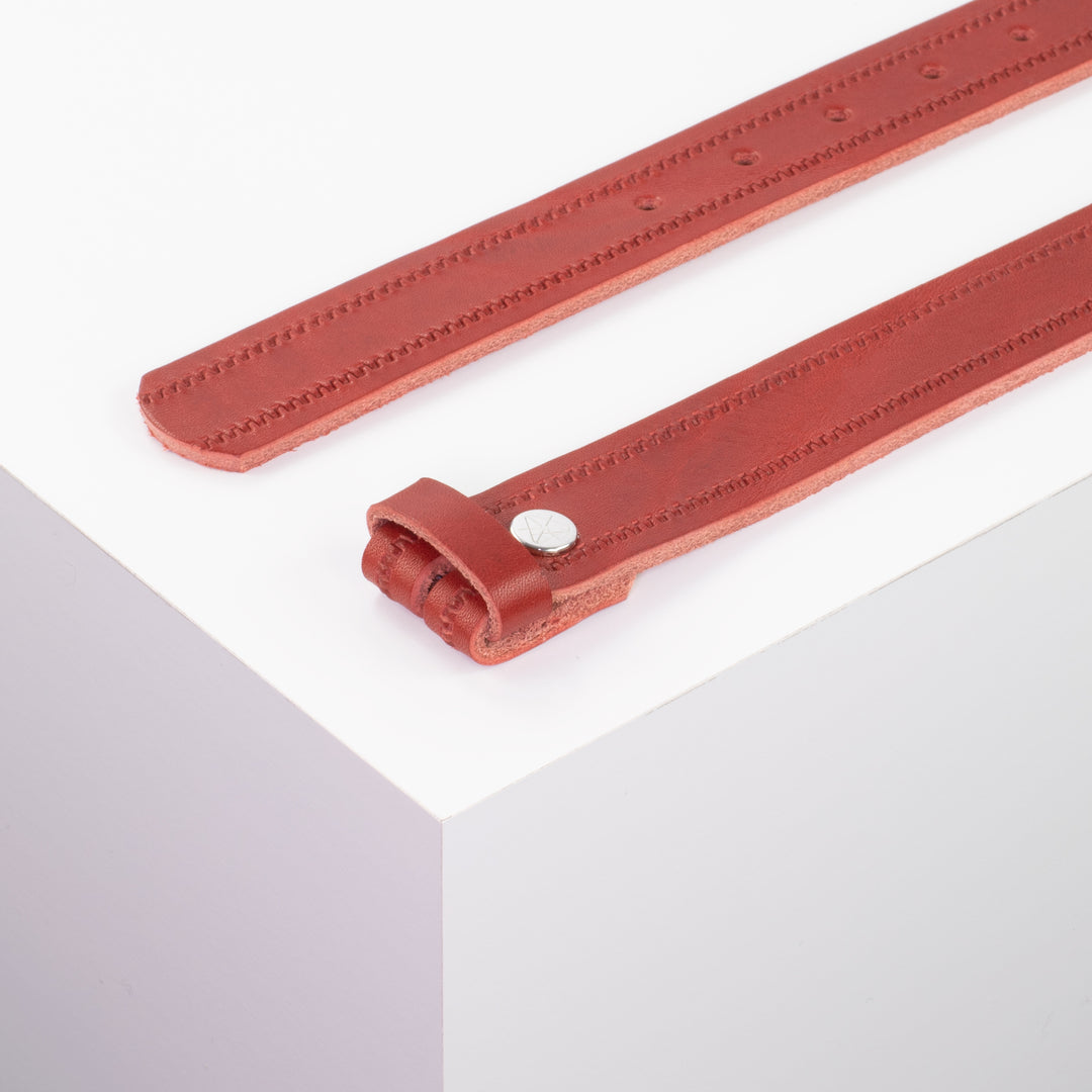 Ledergürtel 3cm ohne Schnalle