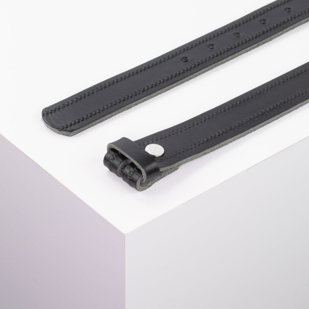 Ledergürtel 3cm ohne Schnalle
