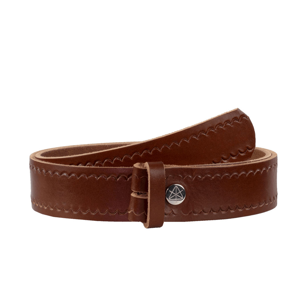 Ledergürtel 4cm ohne Schnalle