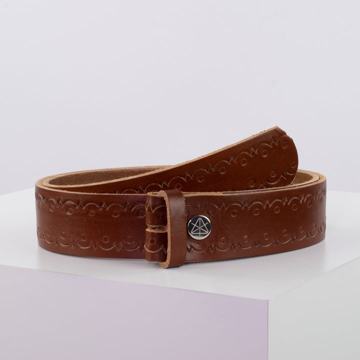 Ledergürtel 4cm ohne Schnalle