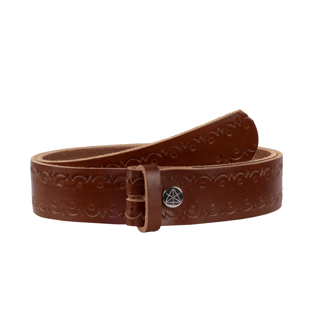 Ledergürtel 4cm ohne Schnalle