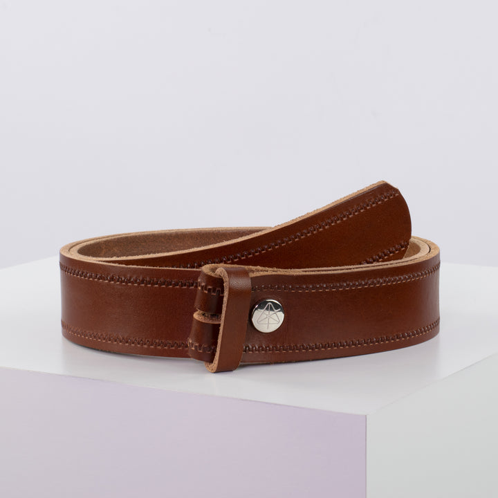Ledergürtel 4cm ohne Schnalle