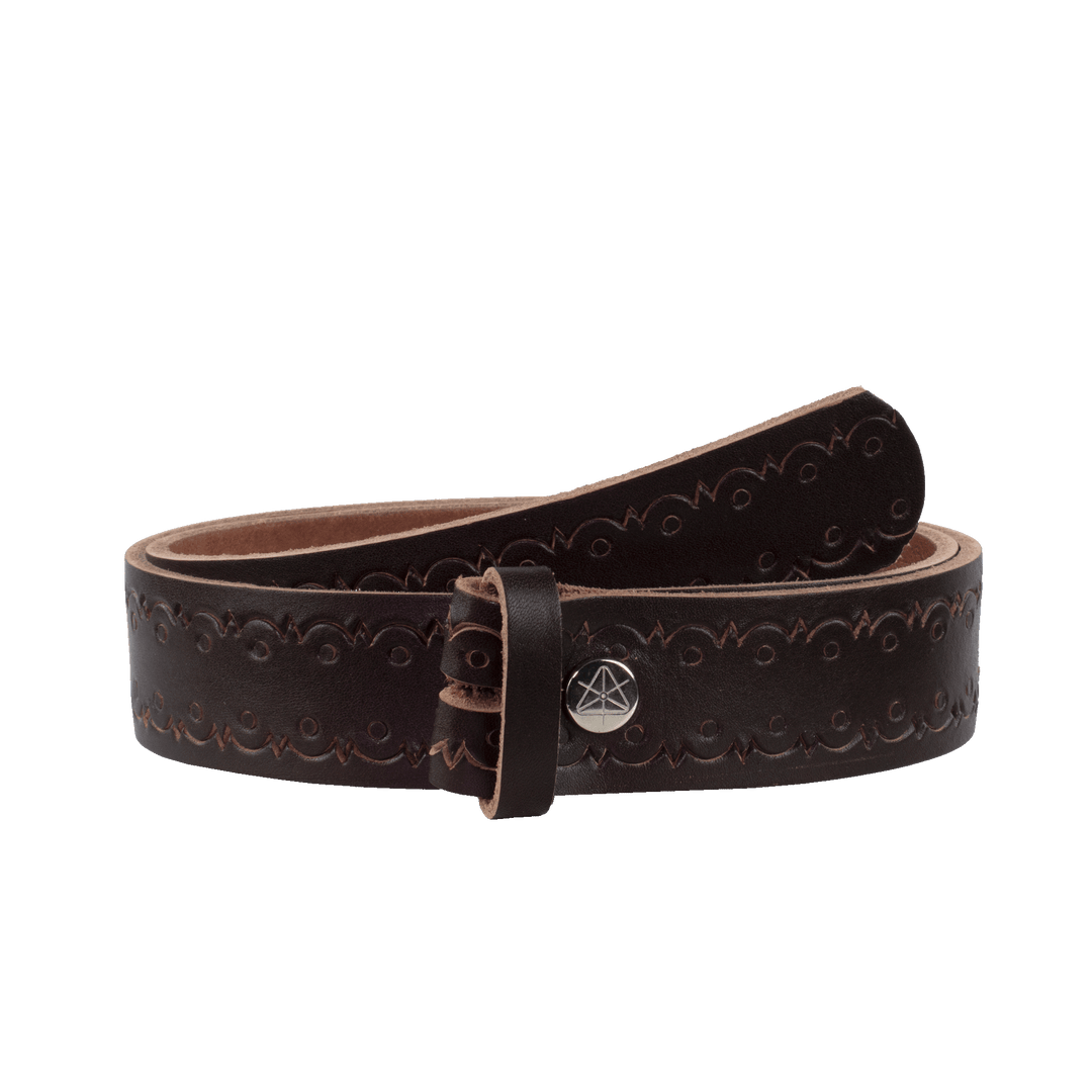 Ledergürtel 4cm ohne Schnalle