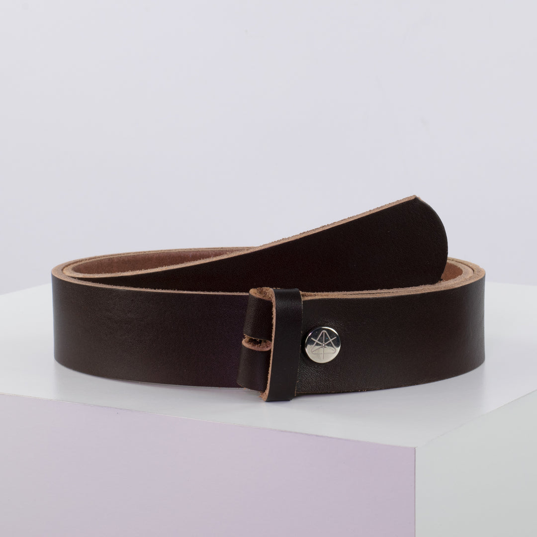 Ledergürtel 4cm ohne Schnalle