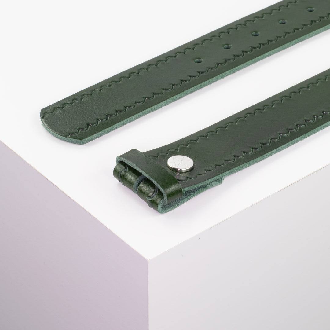 Ledergürtel 4cm ohne Schnalle