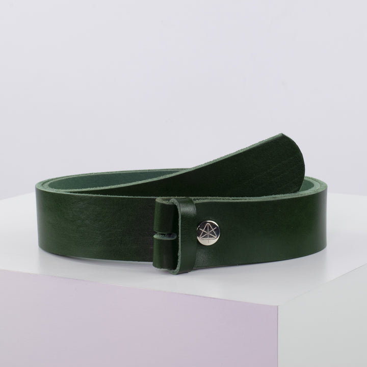 Ledergürtel 4cm ohne Schnalle