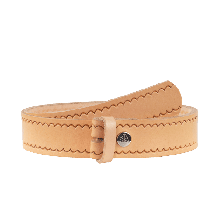 Ledergürtel 4cm ohne Schnalle
