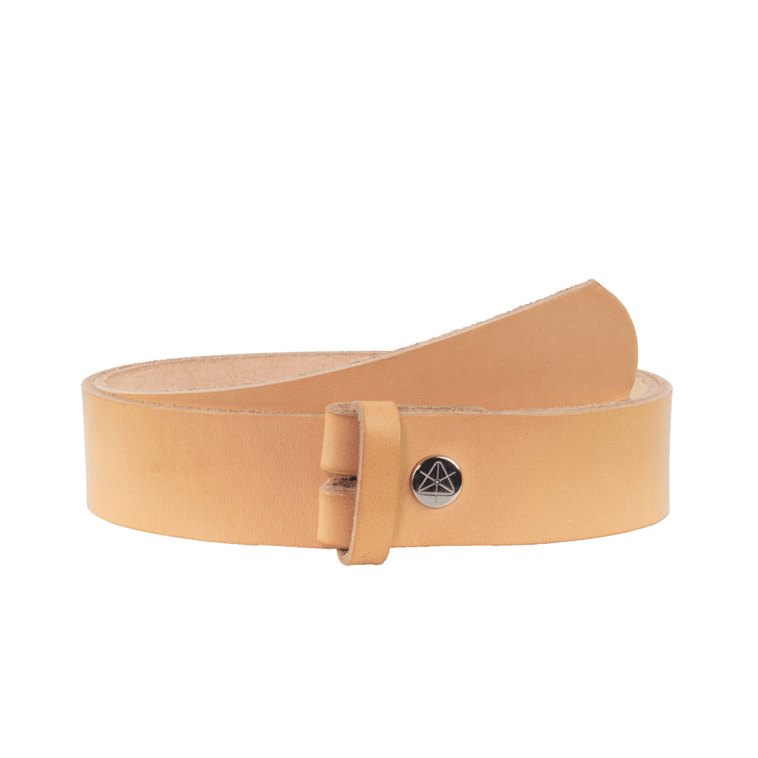 Ledergürtel 4cm ohne Schnalle