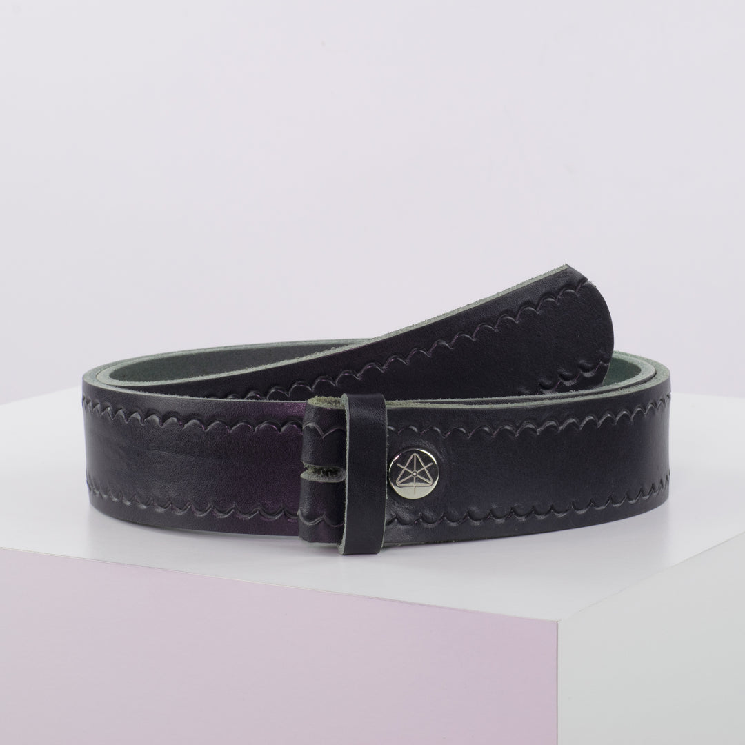 Ledergürtel 4cm ohne Schnalle