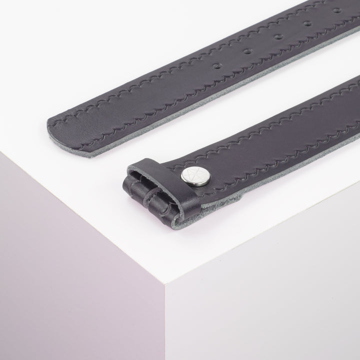 Ledergürtel 4cm ohne Schnalle
