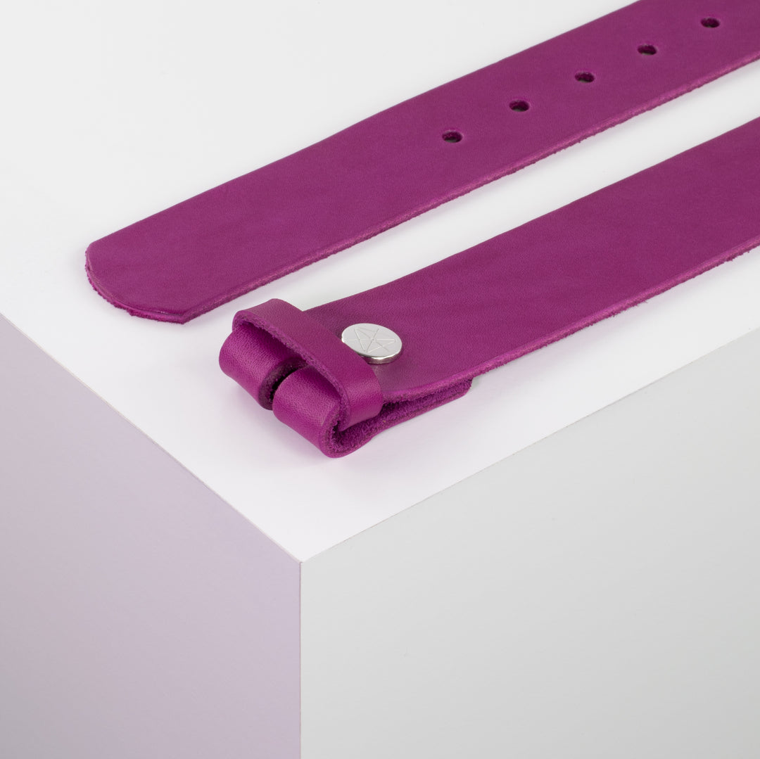 Ledergürtel 4cm ohne Schnalle