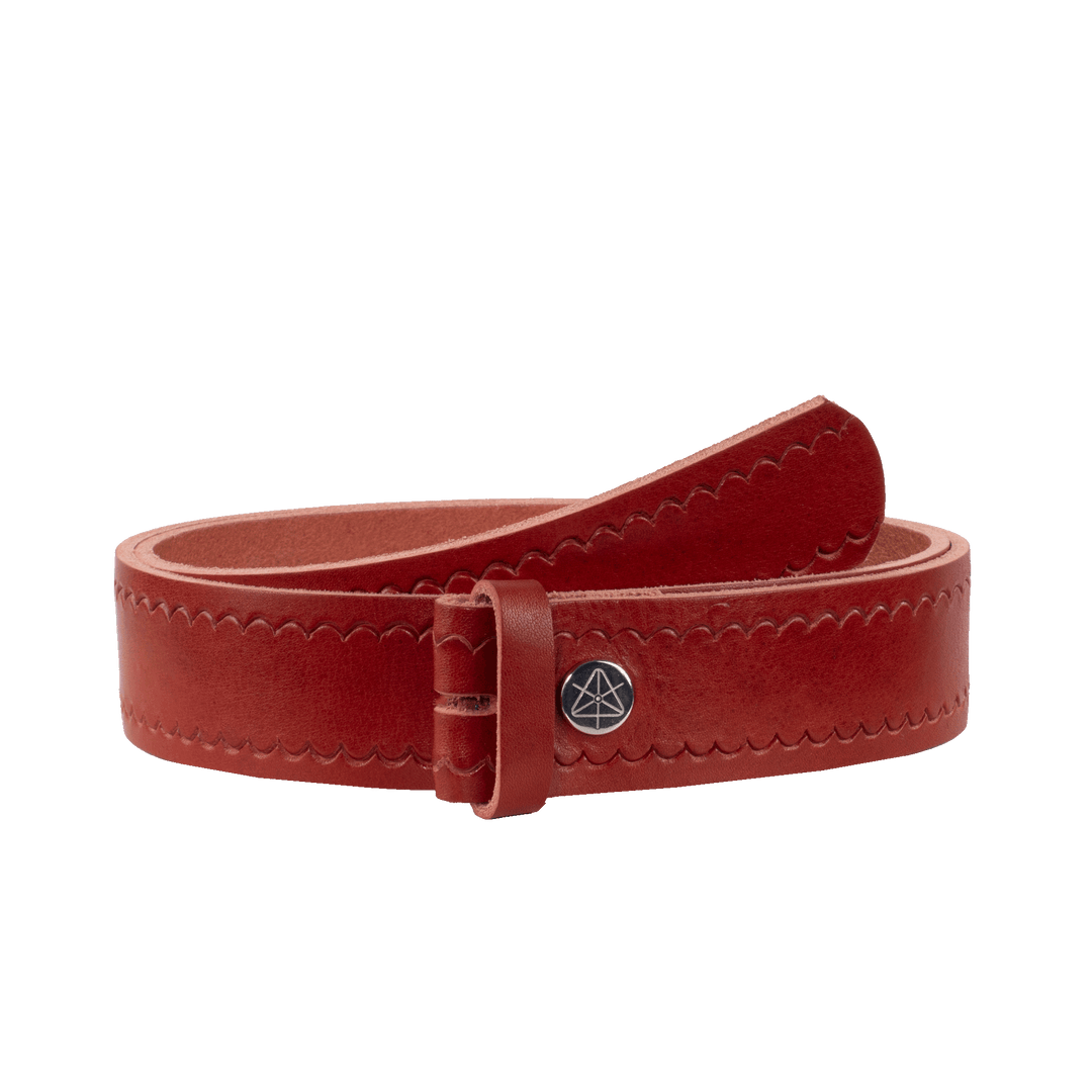 Ledergürtel 4cm ohne Schnalle