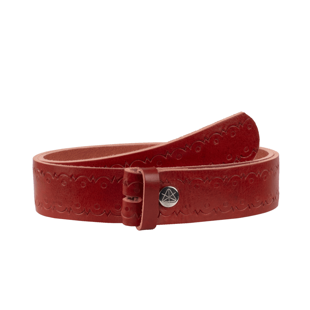 Ledergürtel 4cm ohne Schnalle