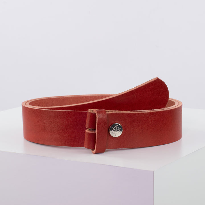 Ledergürtel 4cm ohne Schnalle