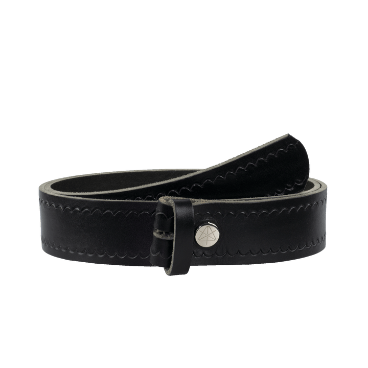 Ledergürtel 4cm ohne Schnalle
