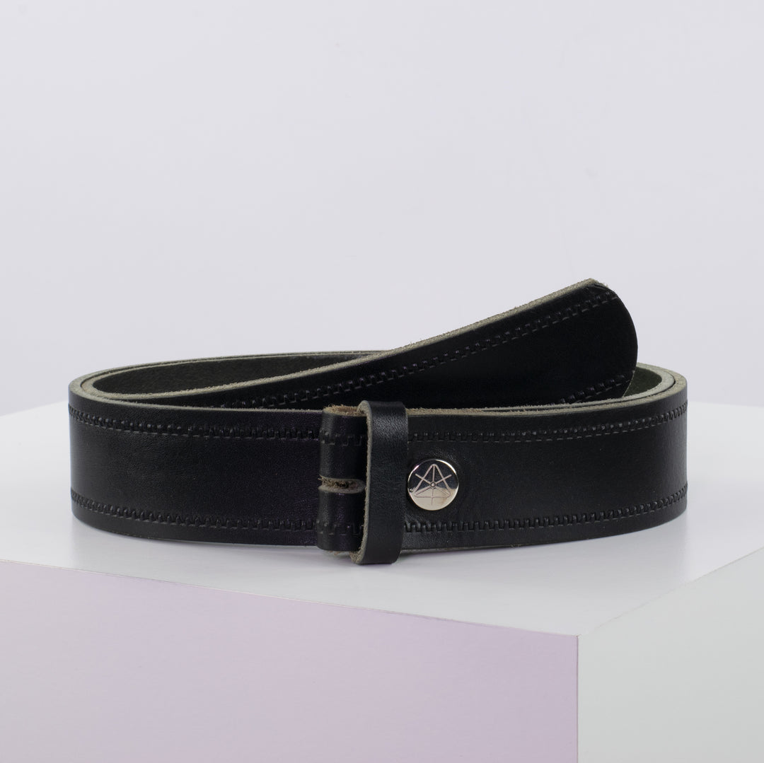 Ledergürtel 4cm ohne Schnalle
