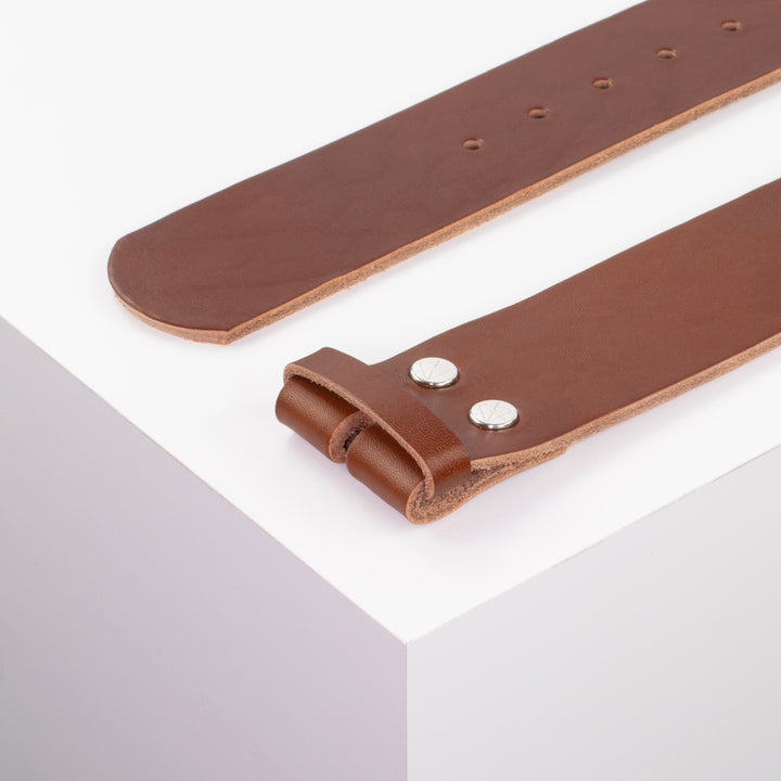 Ledergürtel 5cm ohne Schnalle