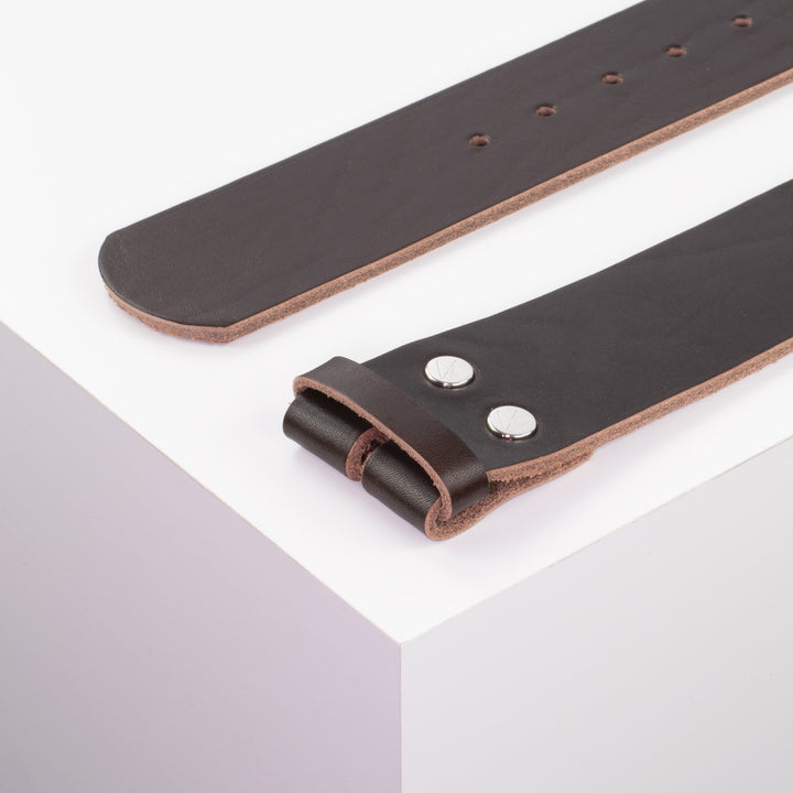 Ledergürtel 5cm ohne Schnalle