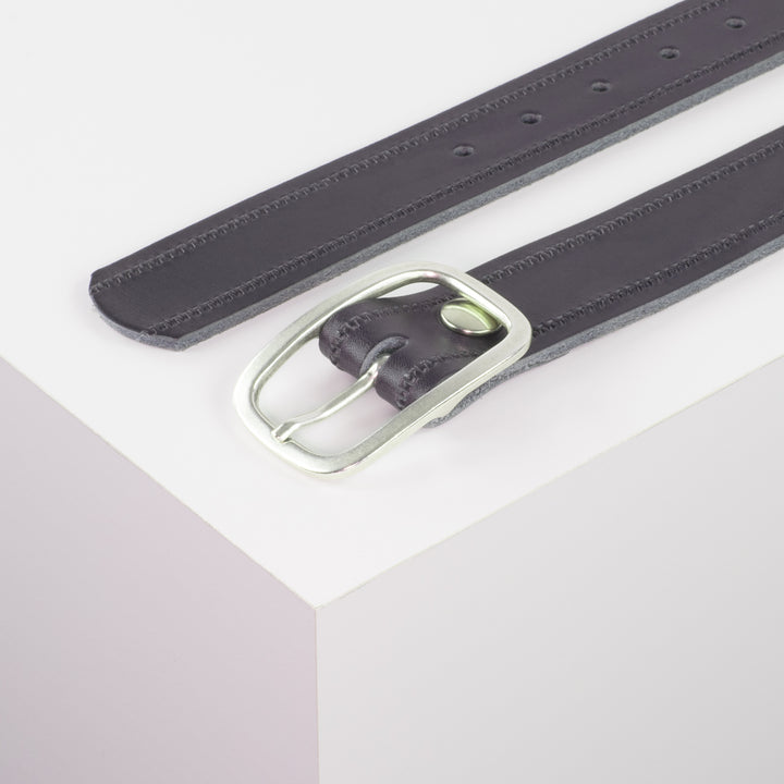 Ledergürtel 3,5cm mit Schnalle Vienna navi Reißverschluss